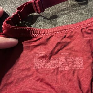 Auden dark red bra size 38DD